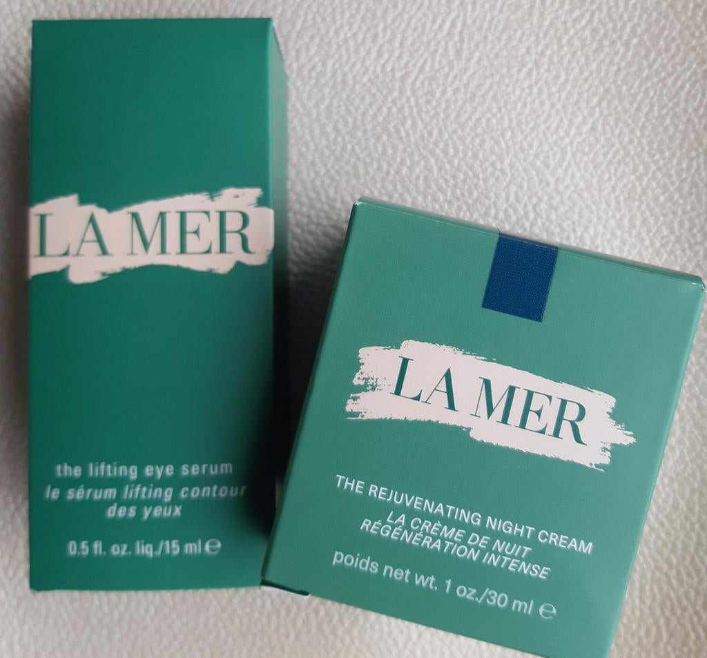 La Mer Eye Serum & Night Cream SET, Sieraden, Tassen en Uiterlijk, Uiterlijk | Gezichtsverzorging, Ophalen of Verzenden