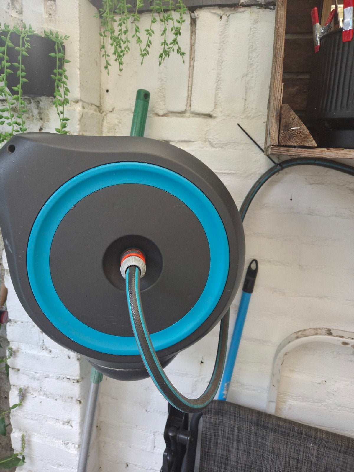 Gardena Roll up 15m, Ophalen