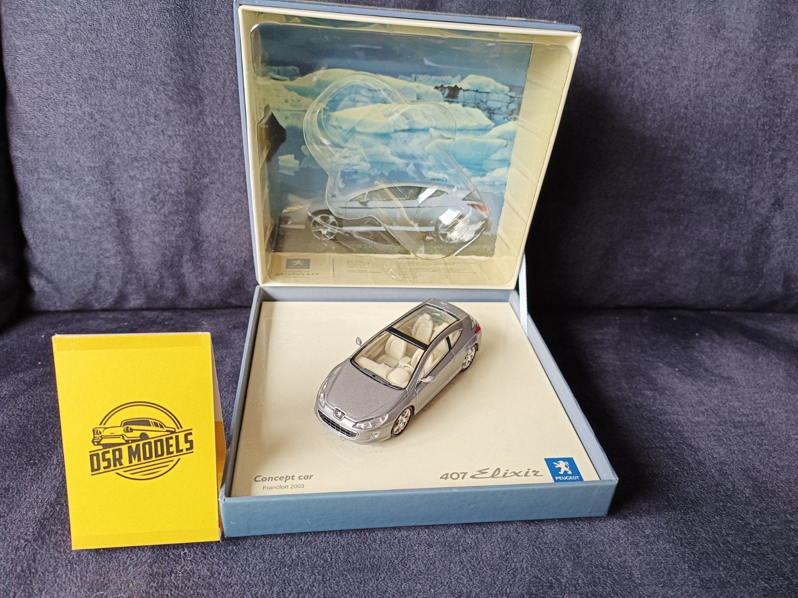 1:43 Peugeot 407 Elixer concept car, S, Auto, R, Nieuw