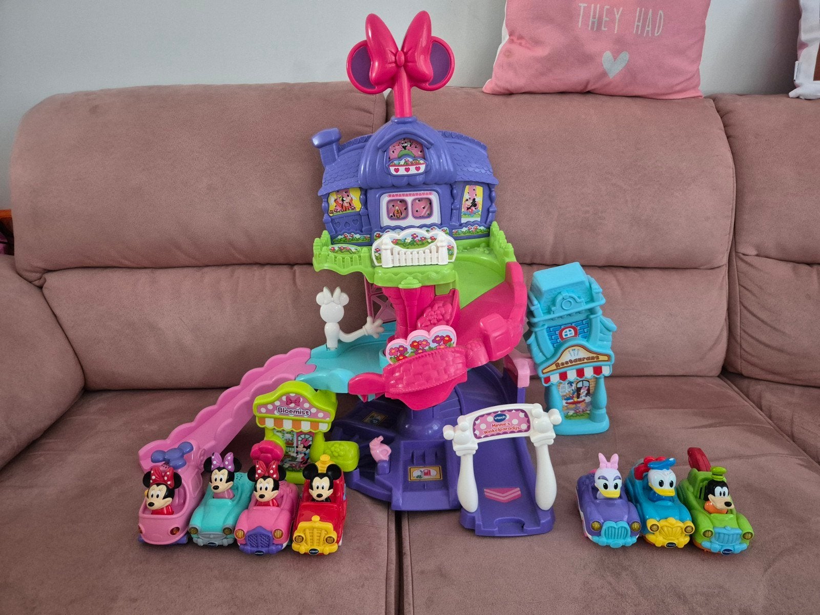 VTech Toet Toet Auto's Disney Minnie's Winkelparadijs, Ophalen, Zo goed als nieuw, Jongen of Meisje
