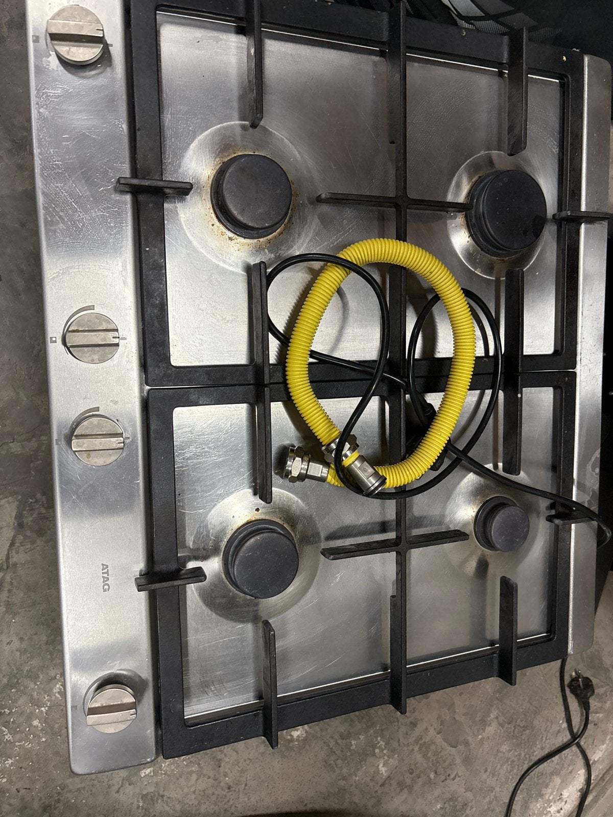ATAG Kookplaat - Goed gebruikt, werkt perfect, Witgoed en Apparatuur, Kookplaten, Gebruikt, Inbouw, Gas, 4 kookzones
