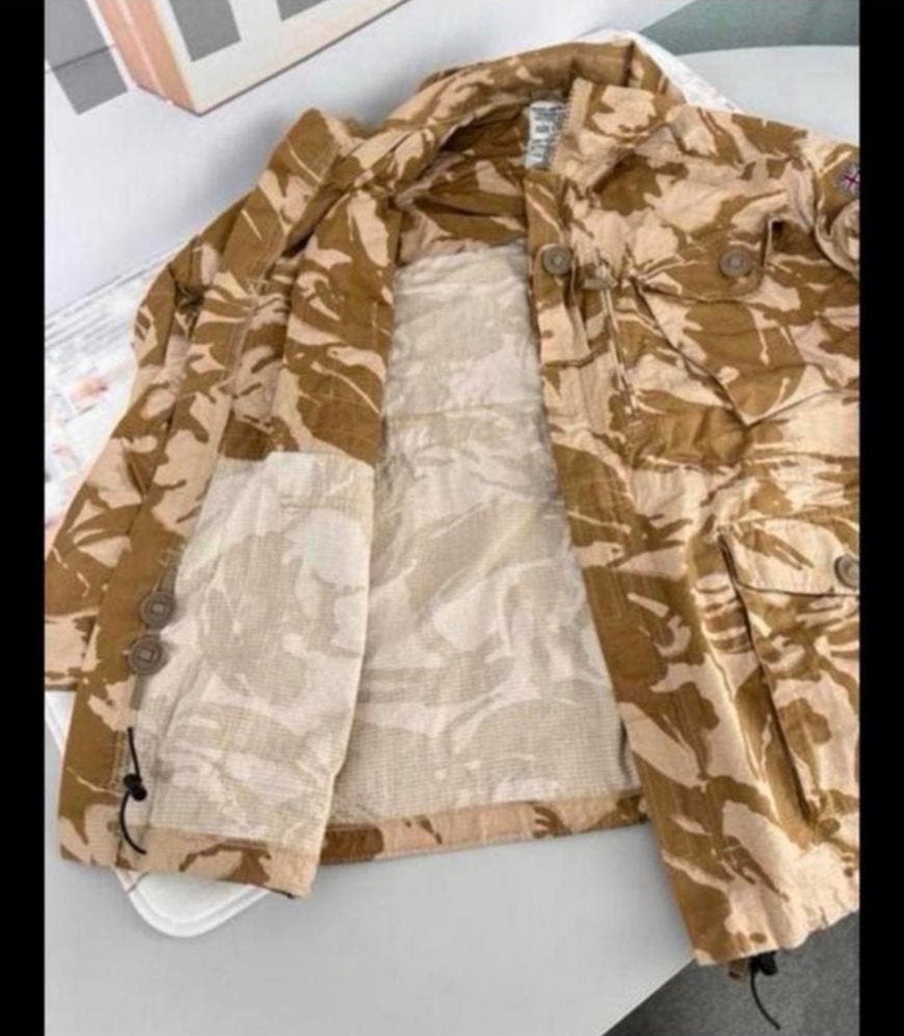 Engels Britse leger army Jas - L camo camouflage nieuw UK, Verzamelen, L, Kleding of Schoenen, Engeland, L