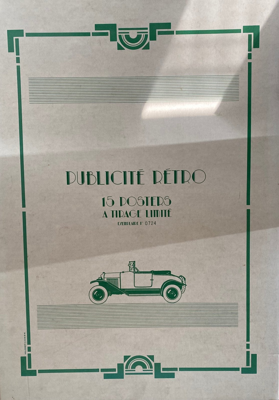 Citroën Publicité Rétro (1926-1934) 15-posterset, Ophalen, Huis en Inrichting