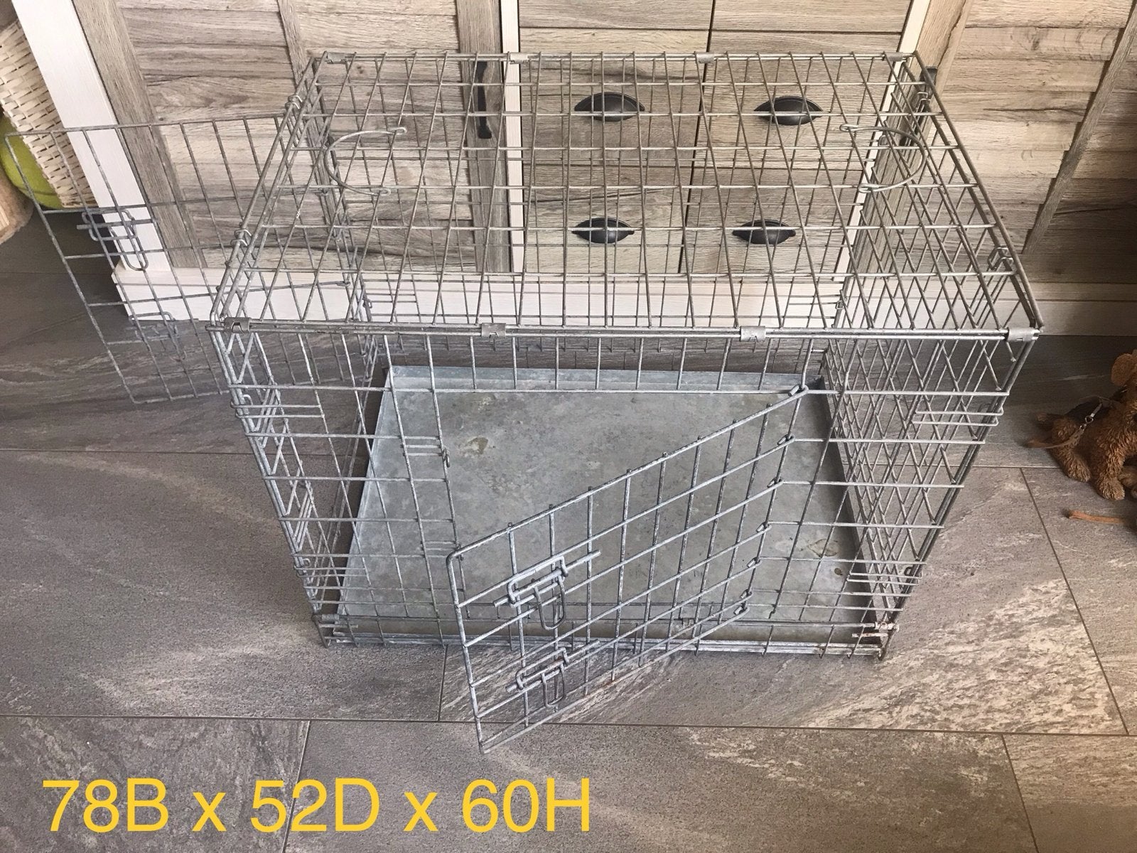 Honden bench maat zie eerste foto, Dieren en Toebehoren, Ophalen, Gebruikt