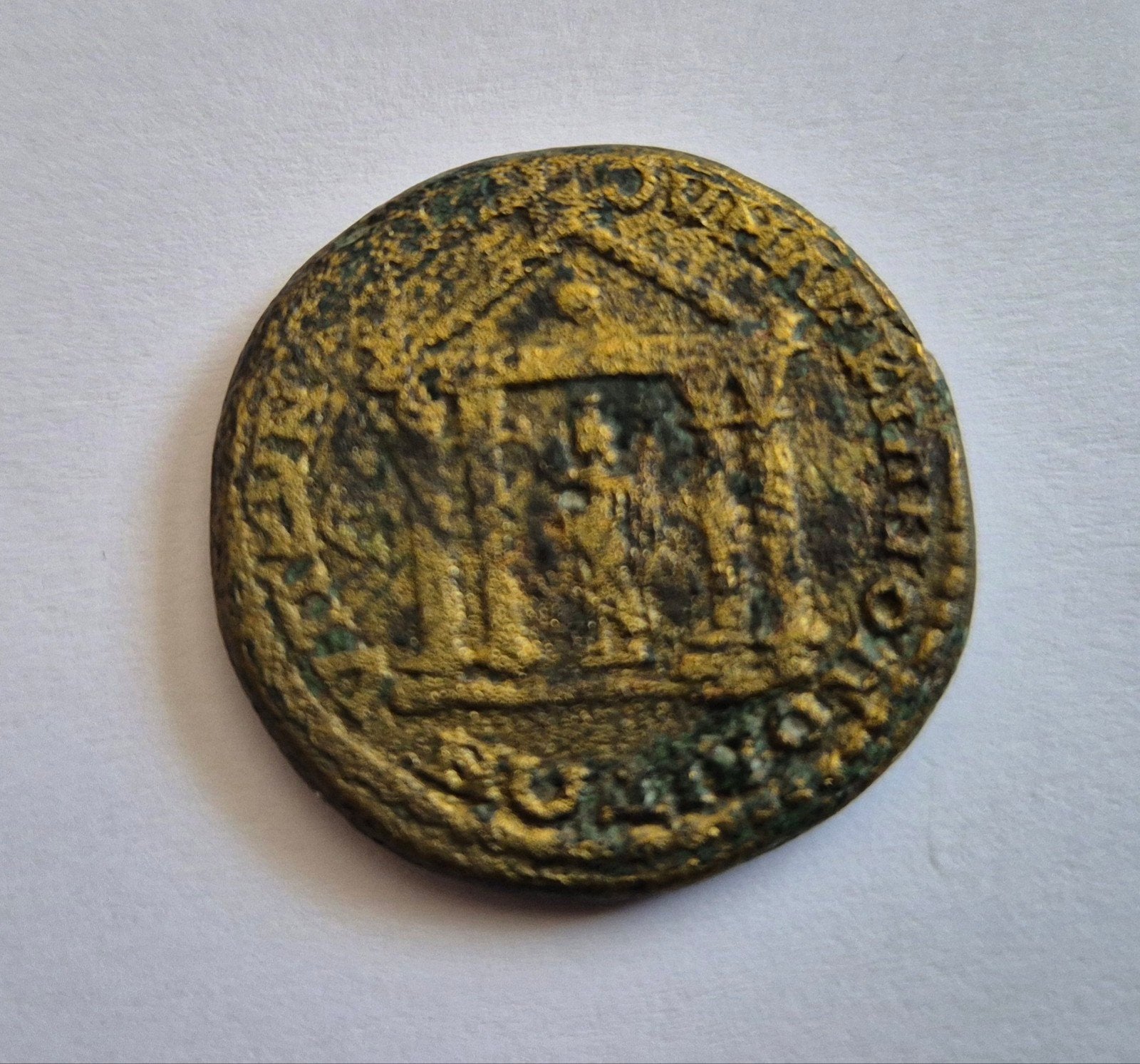 Caracalla Julia Domna  as bodemvondst brons, Ophalen of Verzenden