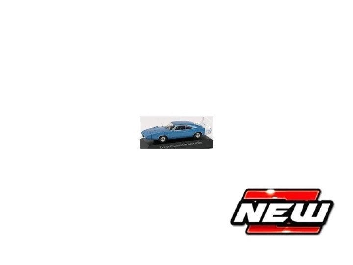 Dodge Charger Daytona 1969 blauw/wit, Ophalen of Verzenden, Nieuw, Auto, Overige merken