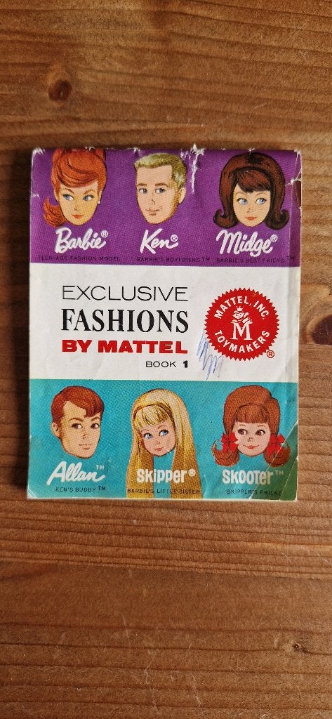 Vintage boekje Barbie 1964, Ophalen of Verzenden, Gebruikt, Accessoires