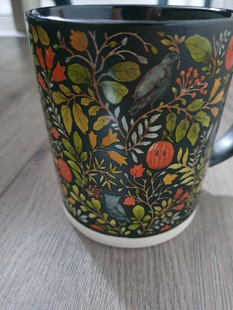 Hallo Autumn Halloween mok, Huis en Inrichting, Overige materialen, Nieuw, Ophalen of Verzenden, Overige stijlen