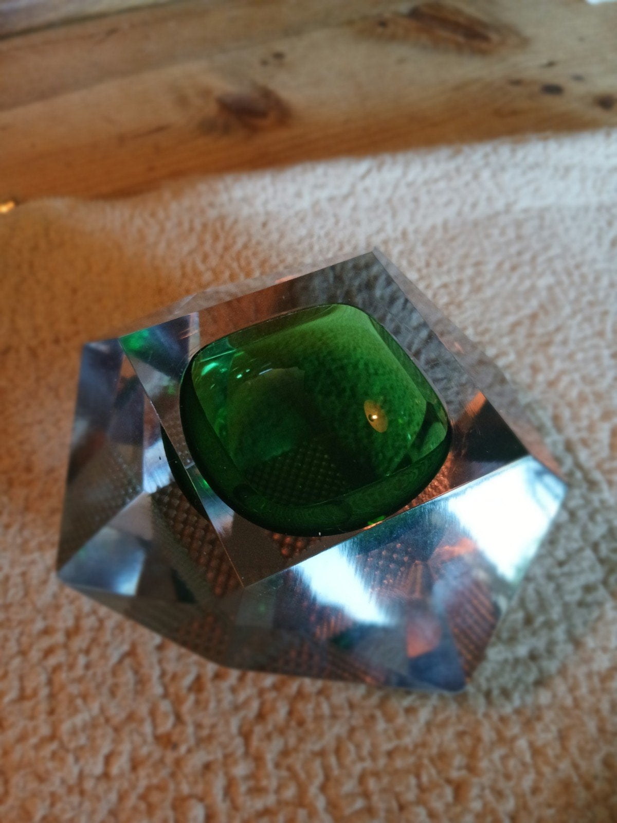Murano Sommerso glazen object van Alessandro Mandruzzato, Ophalen of Verzenden