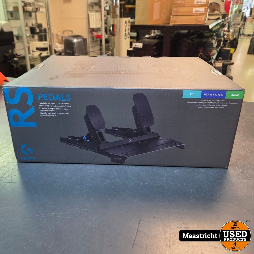 Logitech RS Pedals 75 kg loadcell en Hall-effect nwpr 150 eu, Spelcomputers en Games, Spelcomputers | Sony PlayStation 1, Logitech