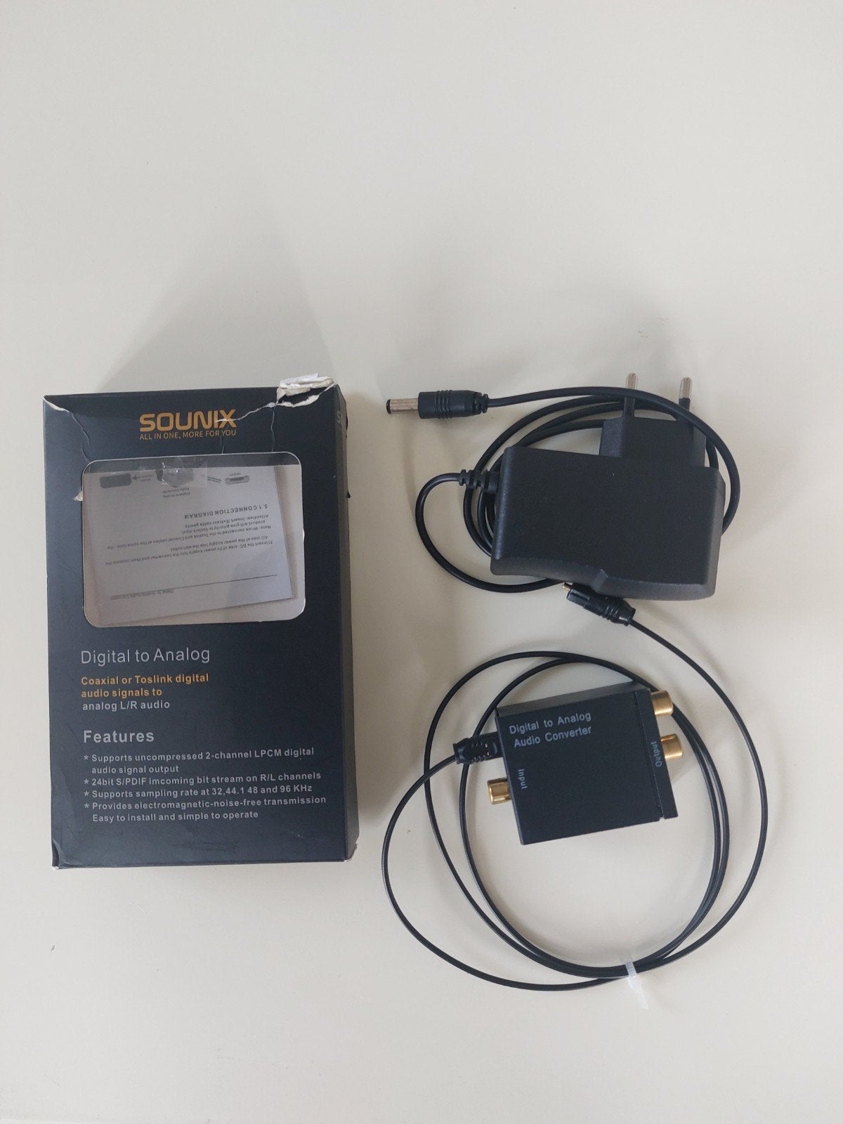 Sounix Digitaal naar Analoog Audio Converter, Ophalen of Verzenden, Zo goed als nieuw