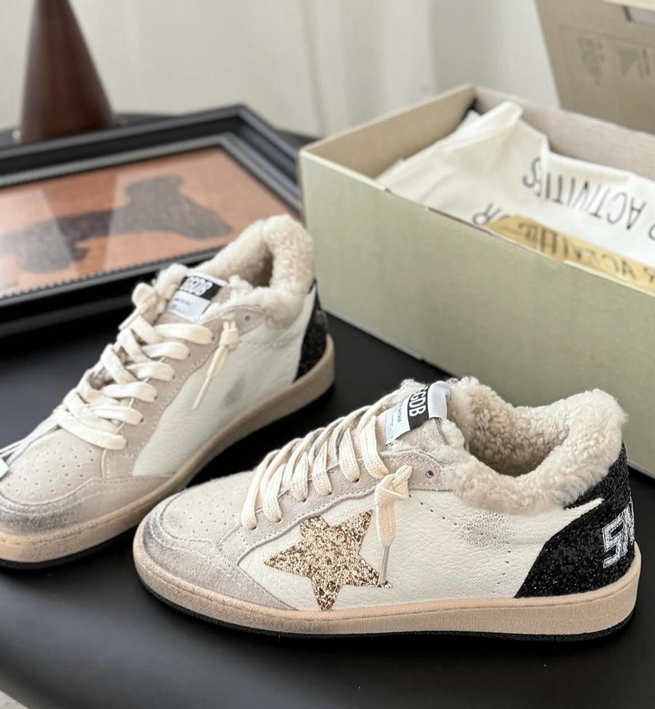 Golden Goose Ball Star, Beige, Dansschoenen, Ophalen of Verzenden, Zo goed als nieuw