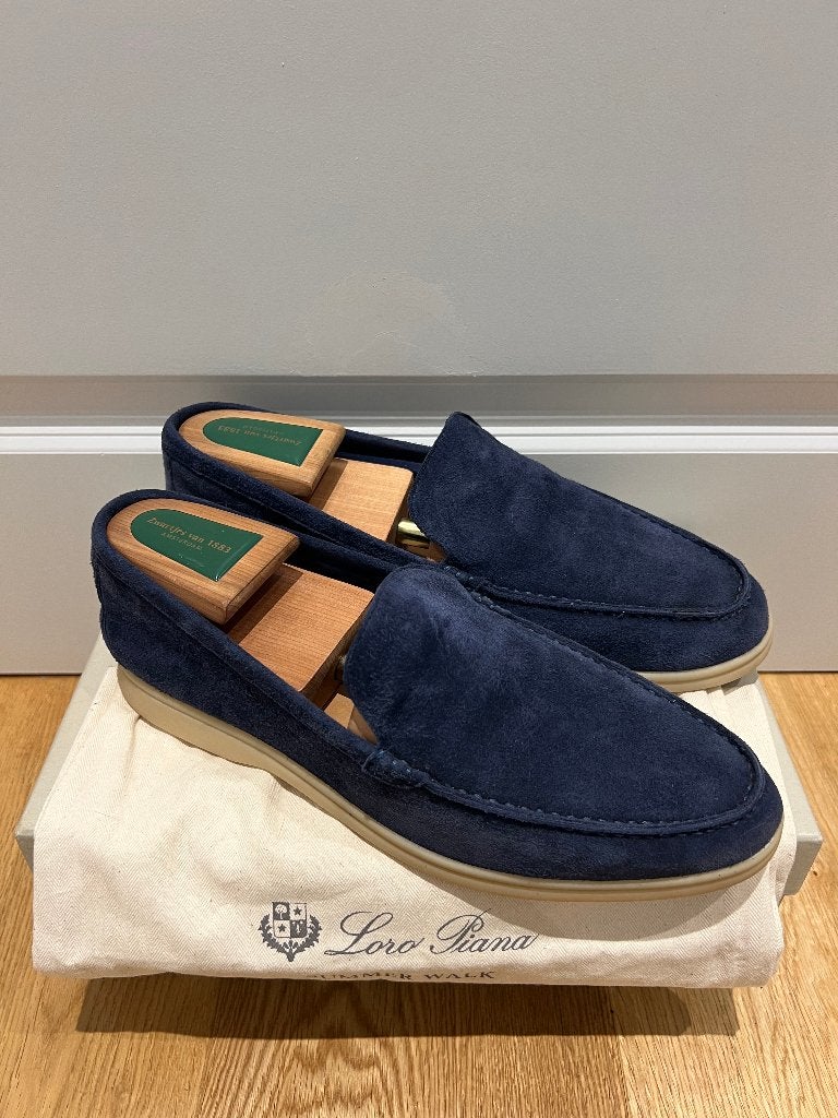 Loro Piana Summer Walk Loafers | 44 EU | (353), Kleding | Heren, Schoenen, Loafers, Zo goed als nieuw, Loro Piana, Verzenden