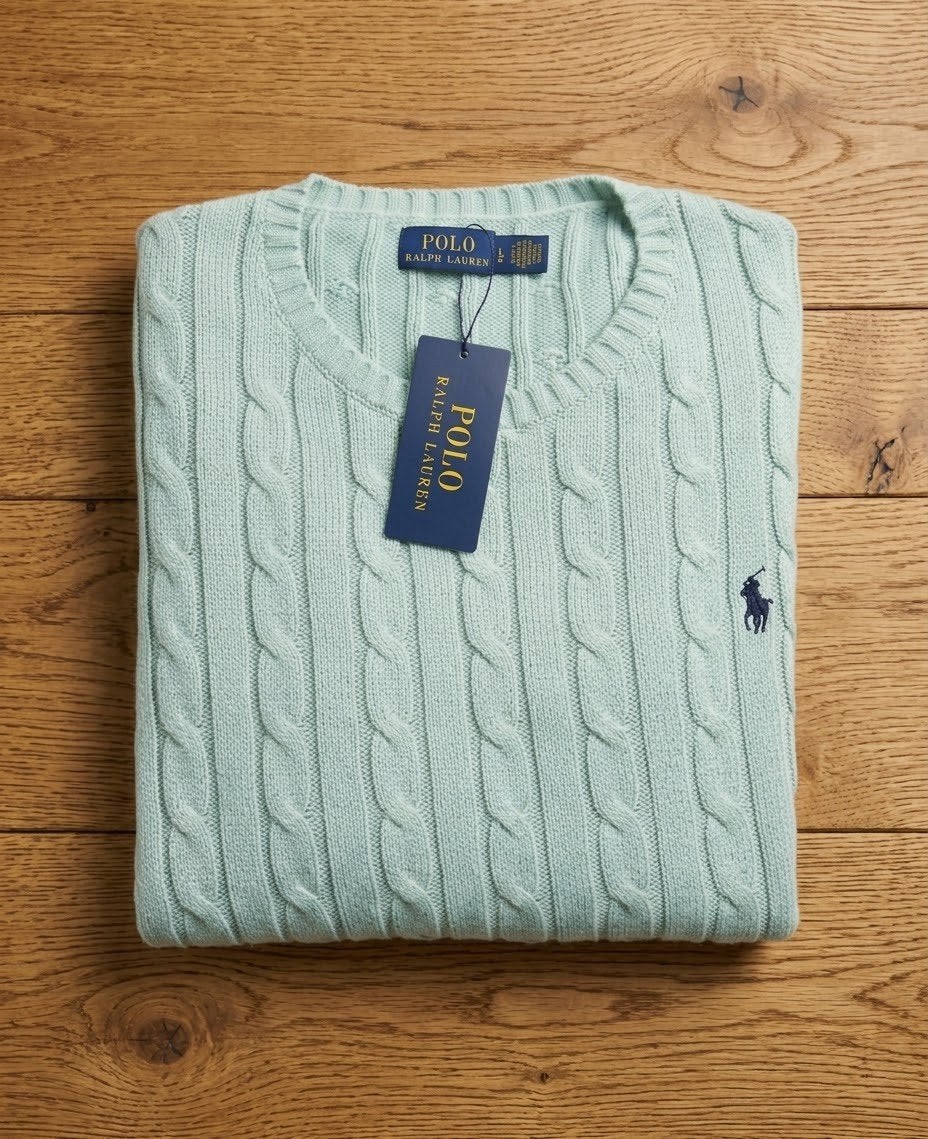 Polo Ralph Lauren kabelgebreide trui - Maat L, Maat 52/54 (L), Nieuw, Polo Ralph Lauren, Verzenden
