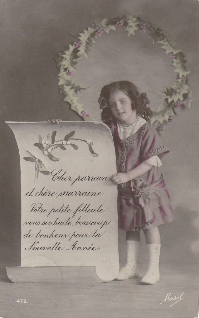 MEISJE LANG HAAR UIT 1911 ZEER MOOI OUDE KAART KO612, Ophalen of Verzenden, Voor 1920, Gelopen, Overige thema's