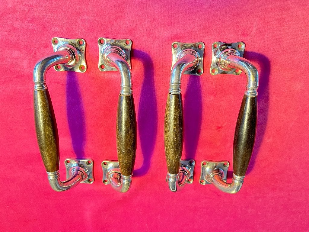 Antieke deurgrepen met hoorn , deur greep, deur, deurklinken, Antiek en Kunst, Antiek | Woonaccessoires, Ophalen of Verzenden