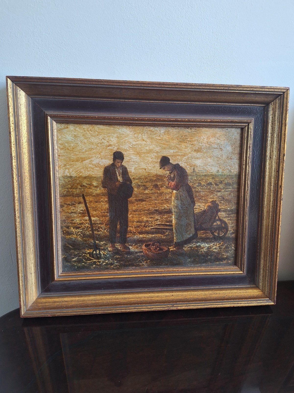 Millet reproducties: De Garveverzamelsters & Het Angelus, Antiek en Kunst, Ophalen of Verzenden