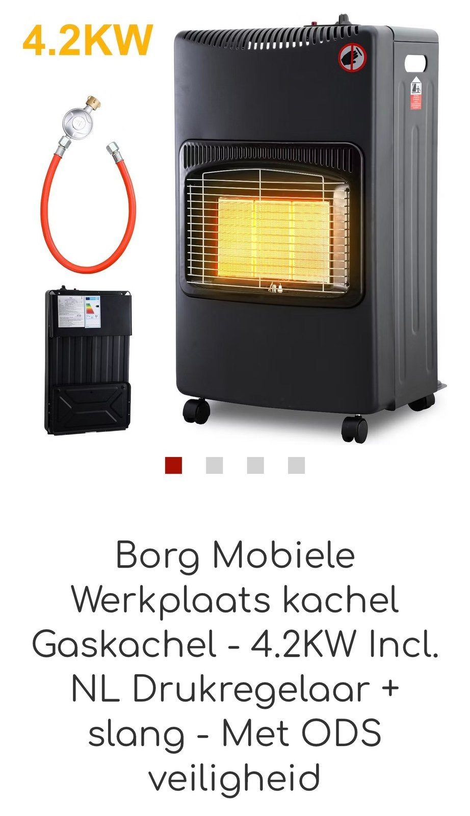 Kachel, Ophalen, Gas, Nieuw, Vrijstaand