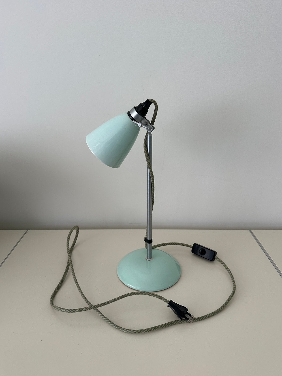 Original BTC Hector Dome Table Lamp - Bone China tafellamp, Blauw, Bureaulamp, Verstelbaar, Overige merken