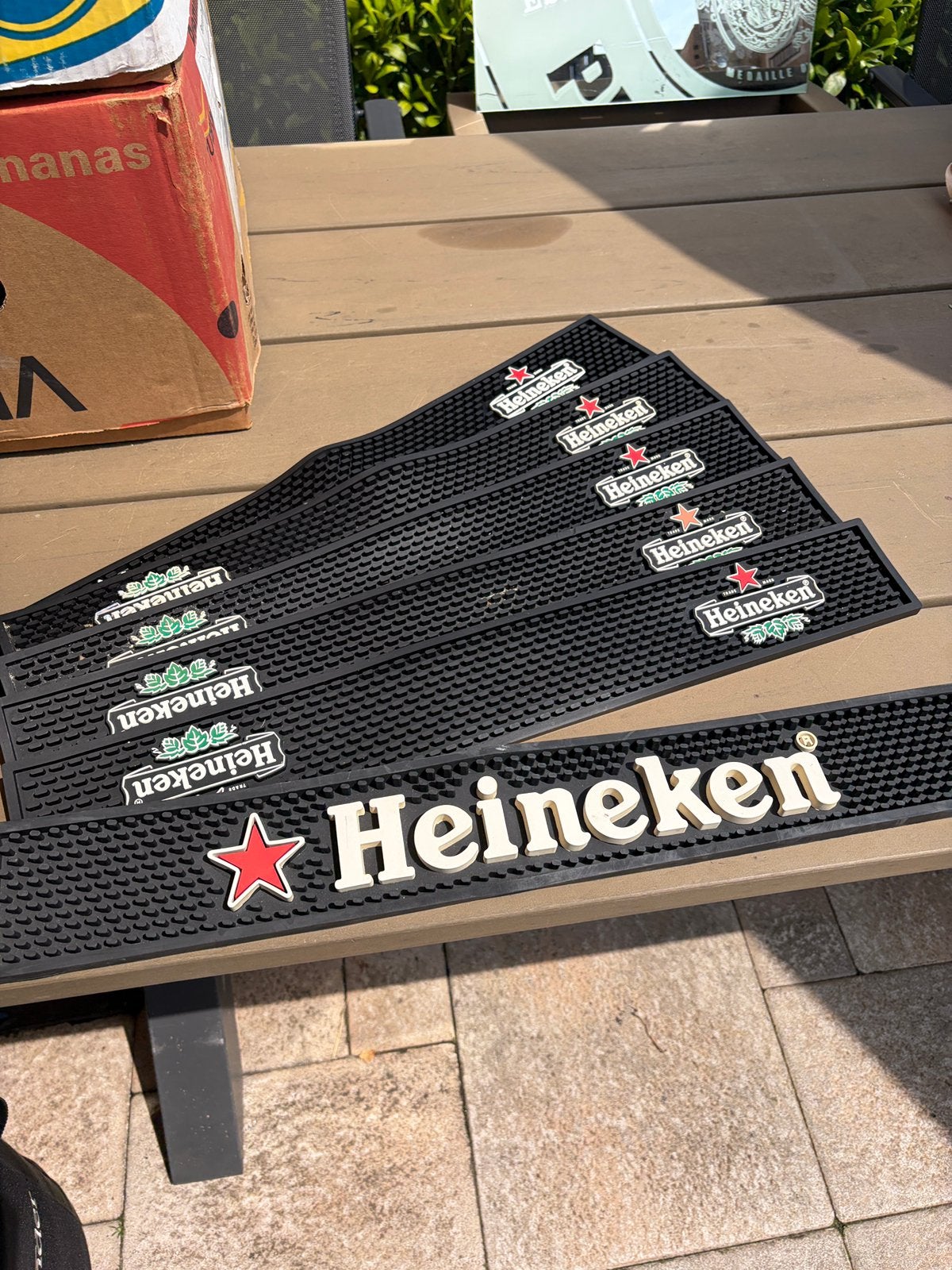 Heineken afdruipmat barmat, Ophalen of Verzenden, Nieuw, Rubber