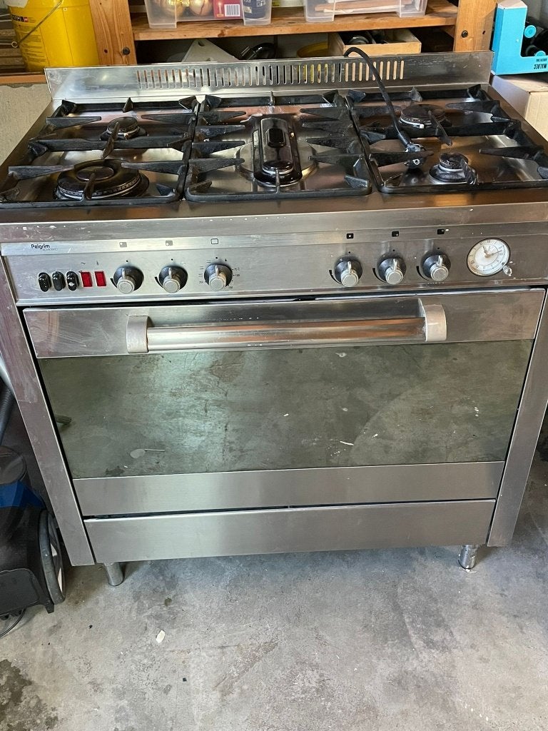 Fornuis met oven, Ophalen, Gebruikt, 50 tot 100 cm, Minder dan 100 cm