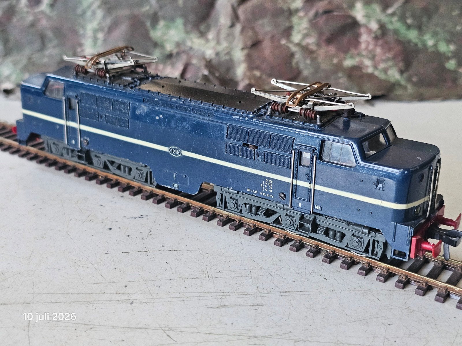 Fleischmann NS 1215 HO modeltrein, geheel metaal, Hobby en Vrije tijd, Modeltreinen | H0, Ophalen of Verzenden