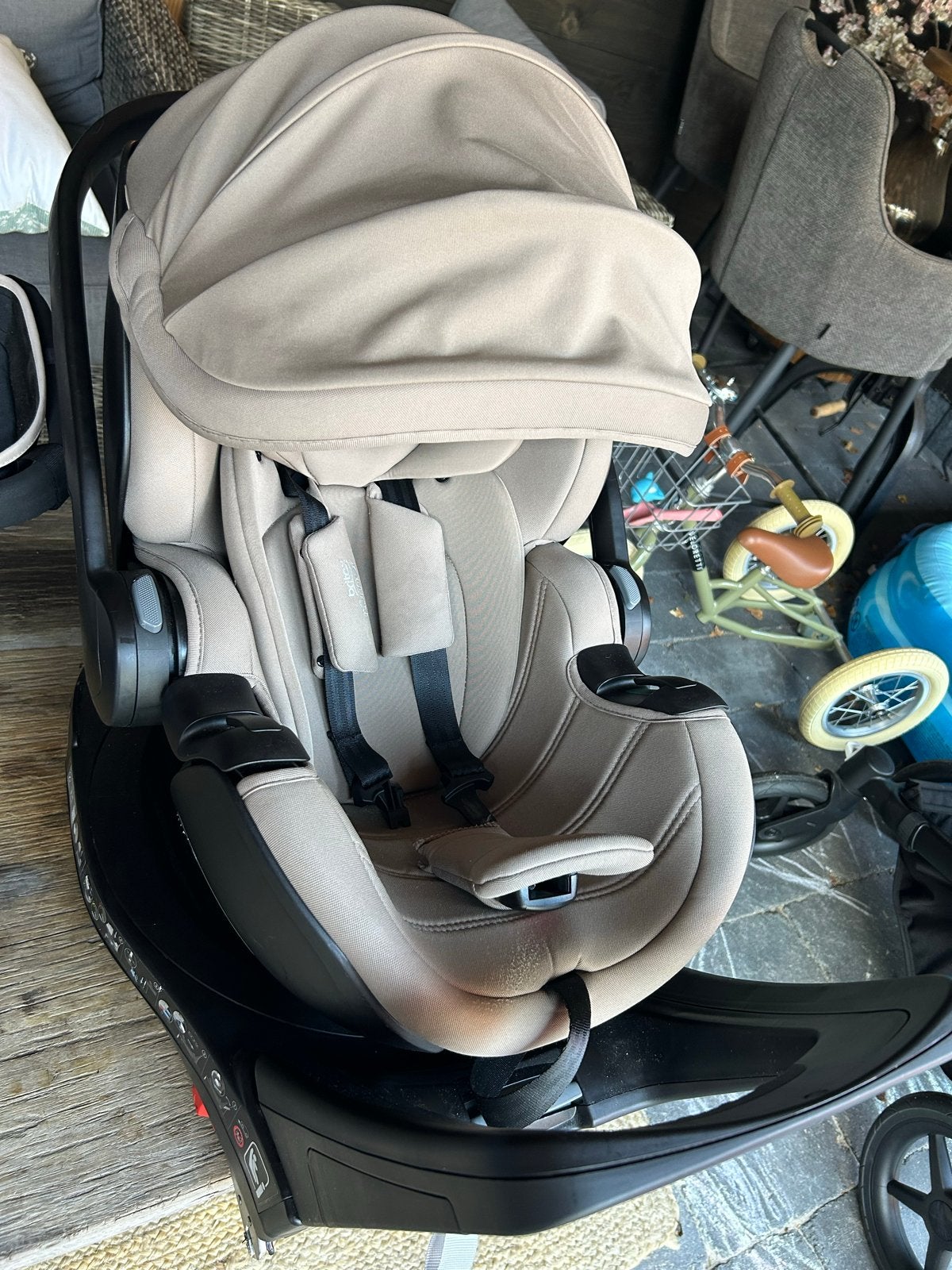 Dubatti römer autostoel met isofix, Autogordel, Zijbescherming, Zo goed als nieuw, 0 t/m 13 kg