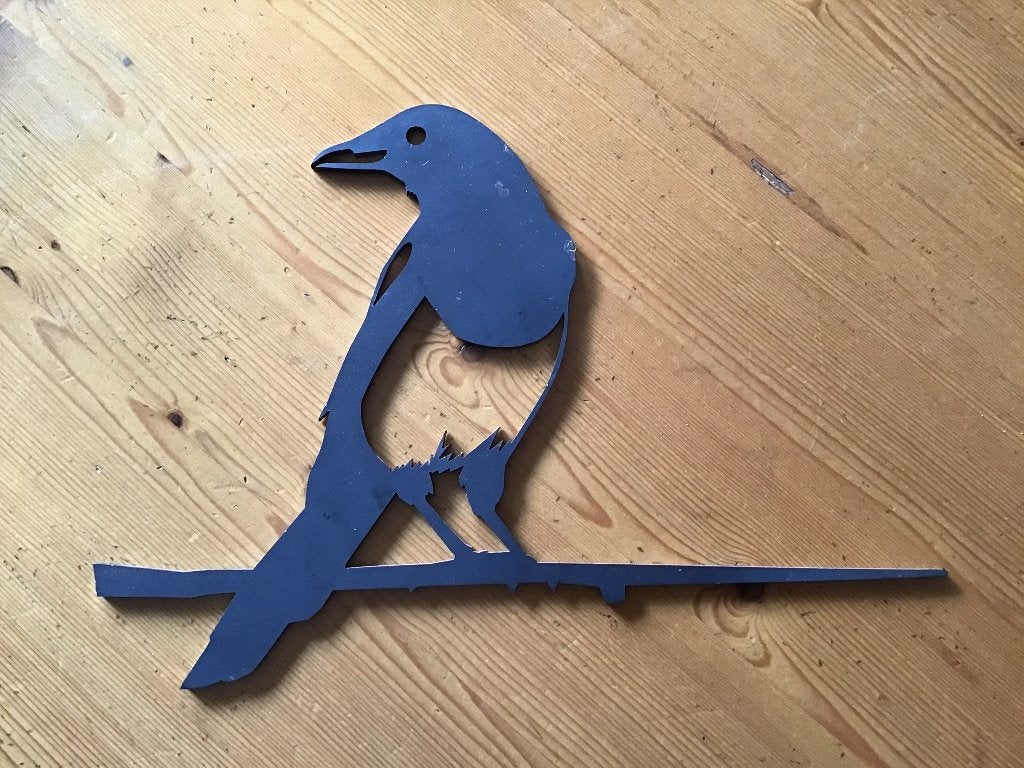 Metalen tuinvogel, Tuin en Terras, Ophalen of Verzenden, Metaal, Overige typen