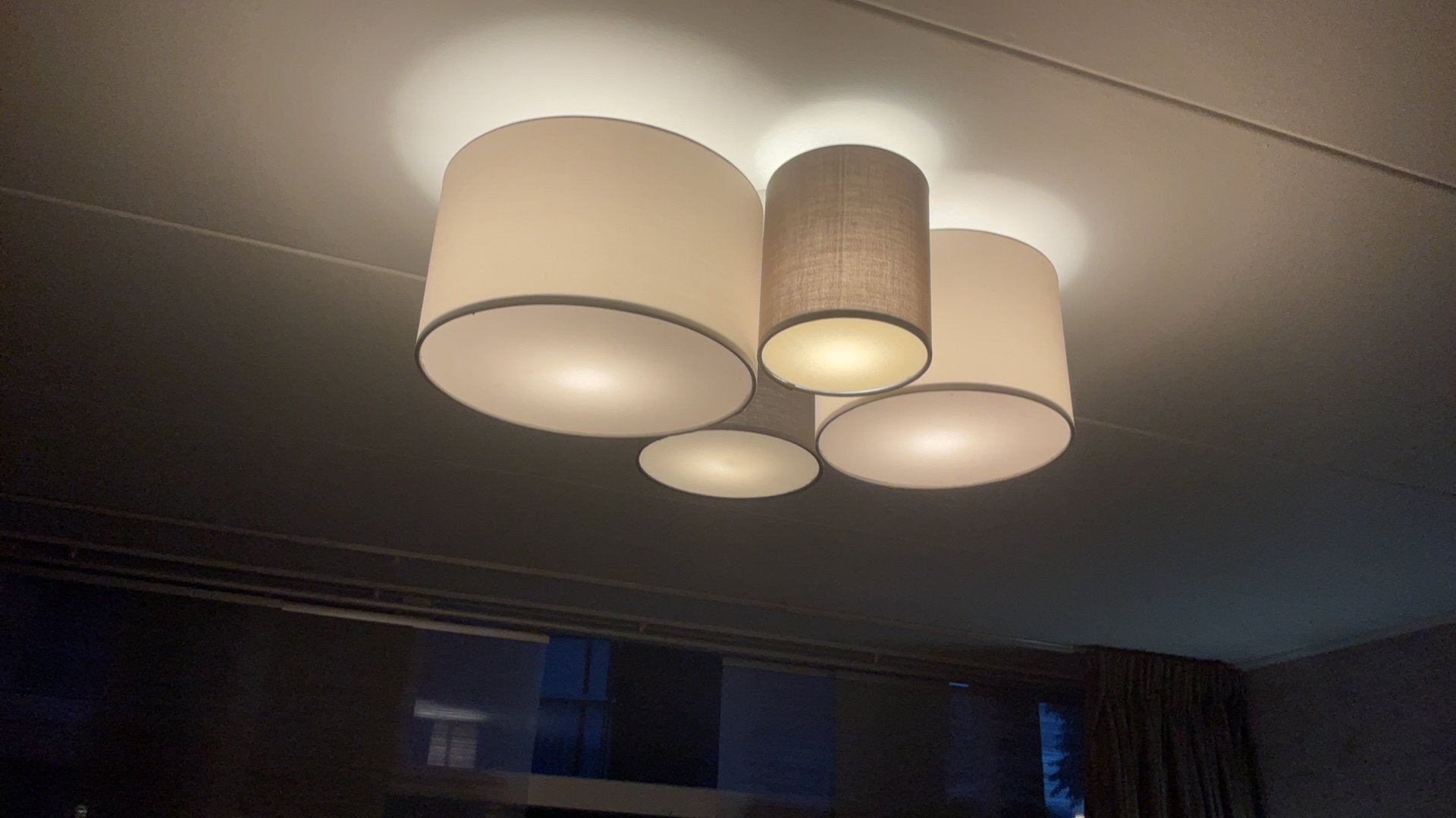 Plafond lamp, Overige materialen, Meerkleurig, Zo goed als nieuw, Plafondlamp