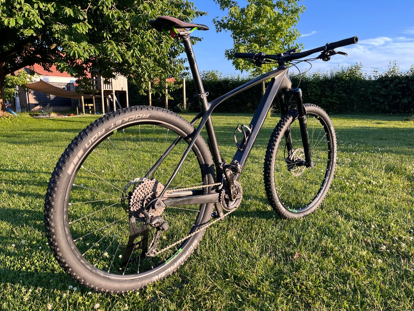 Ghost Lector MTB - Carbon, Shimano XT, Fox voorvork, Maat L, Gebruikt, 57 cm of meer, Hardtail, Schijfrem