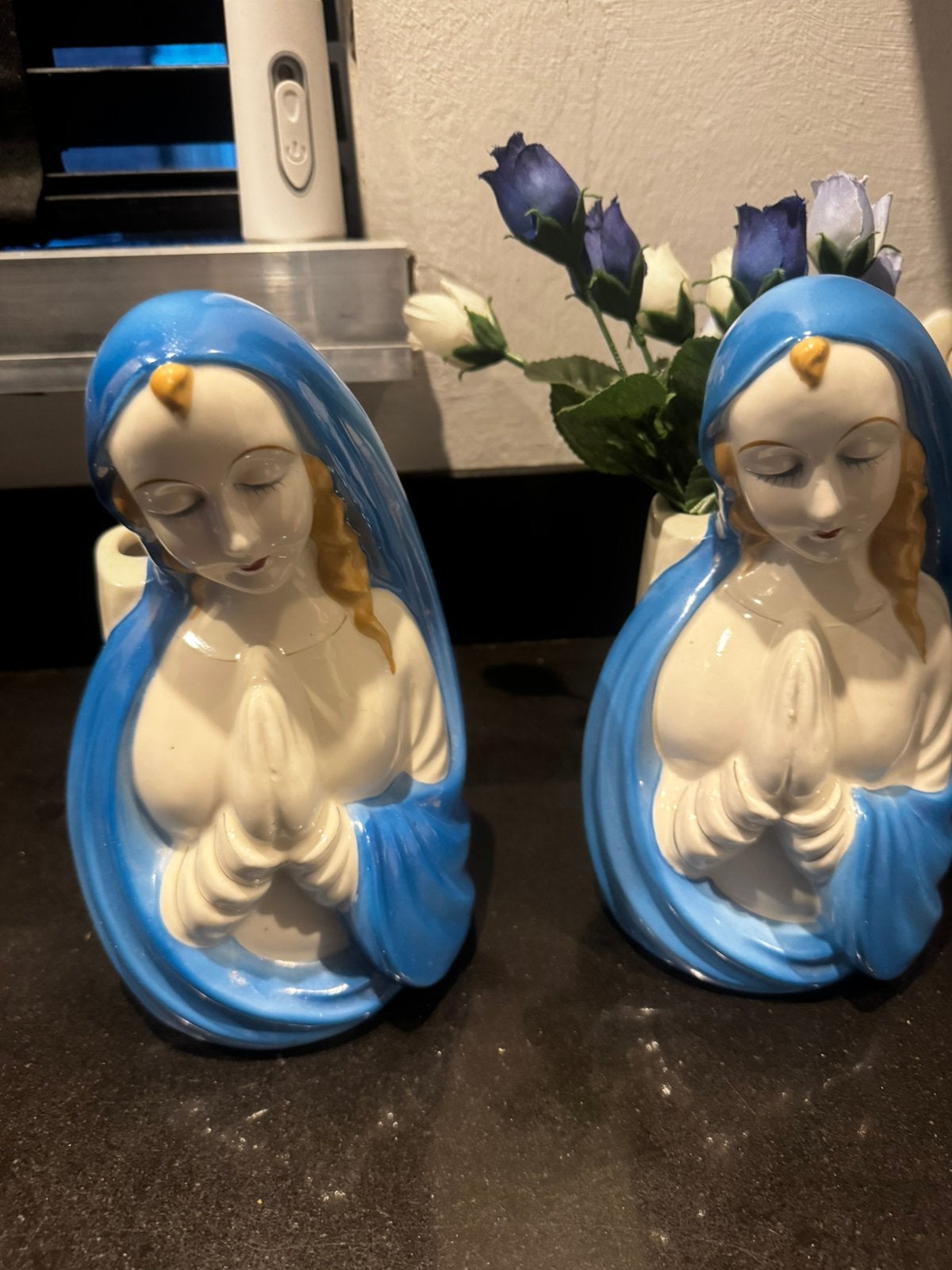 2 mooie antieke mariabeelden, Antiek en Kunst, Ophalen of Verzenden