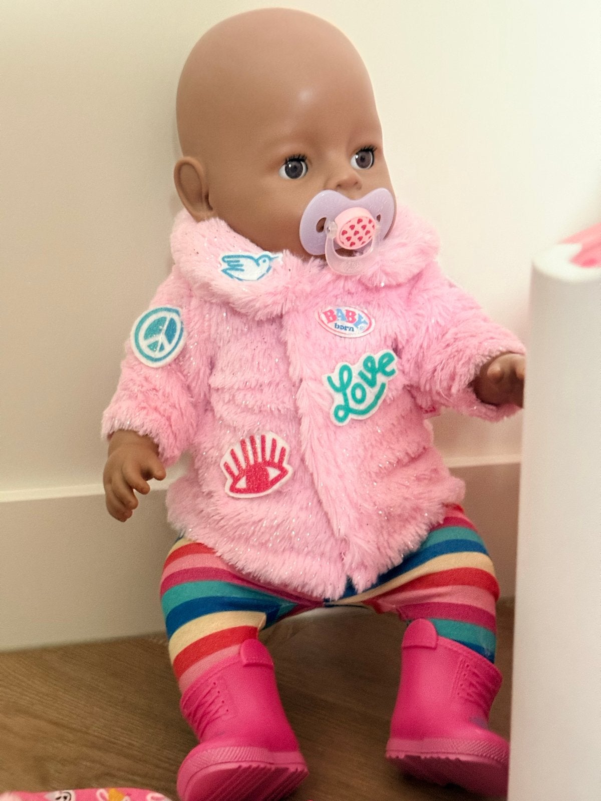 BABY born pop met bedje en accessoires, Ophalen, Gebruikt, Babypop