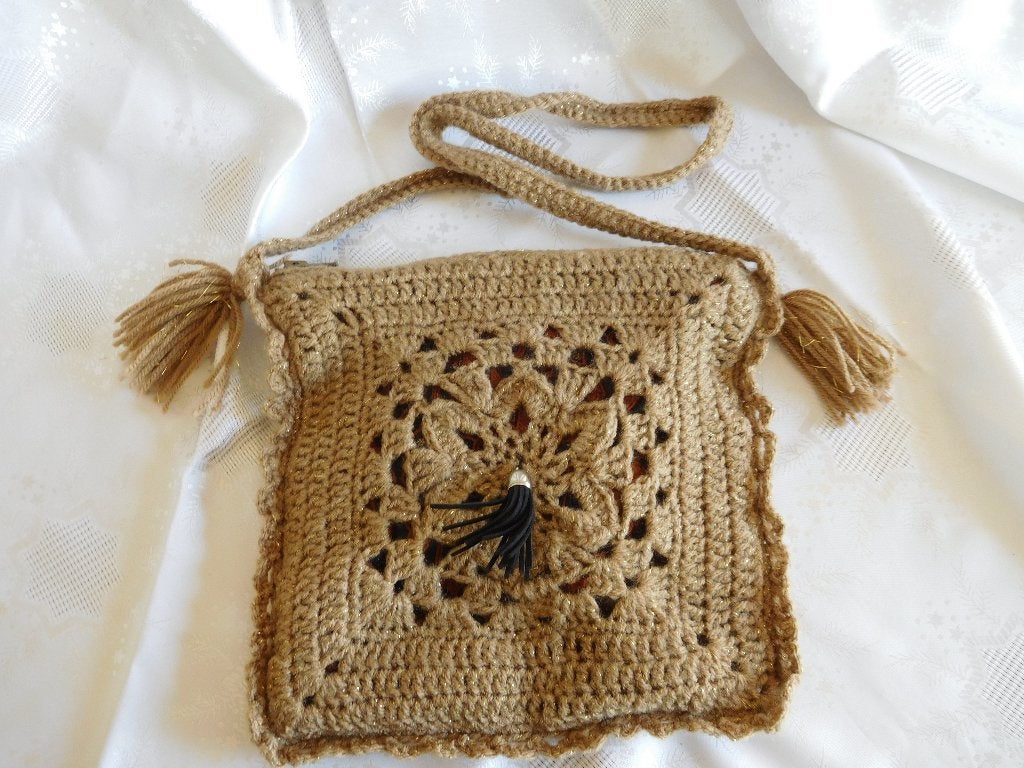 Schoudertas, Ophalen of Verzenden, Zo goed als nieuw, Beige
