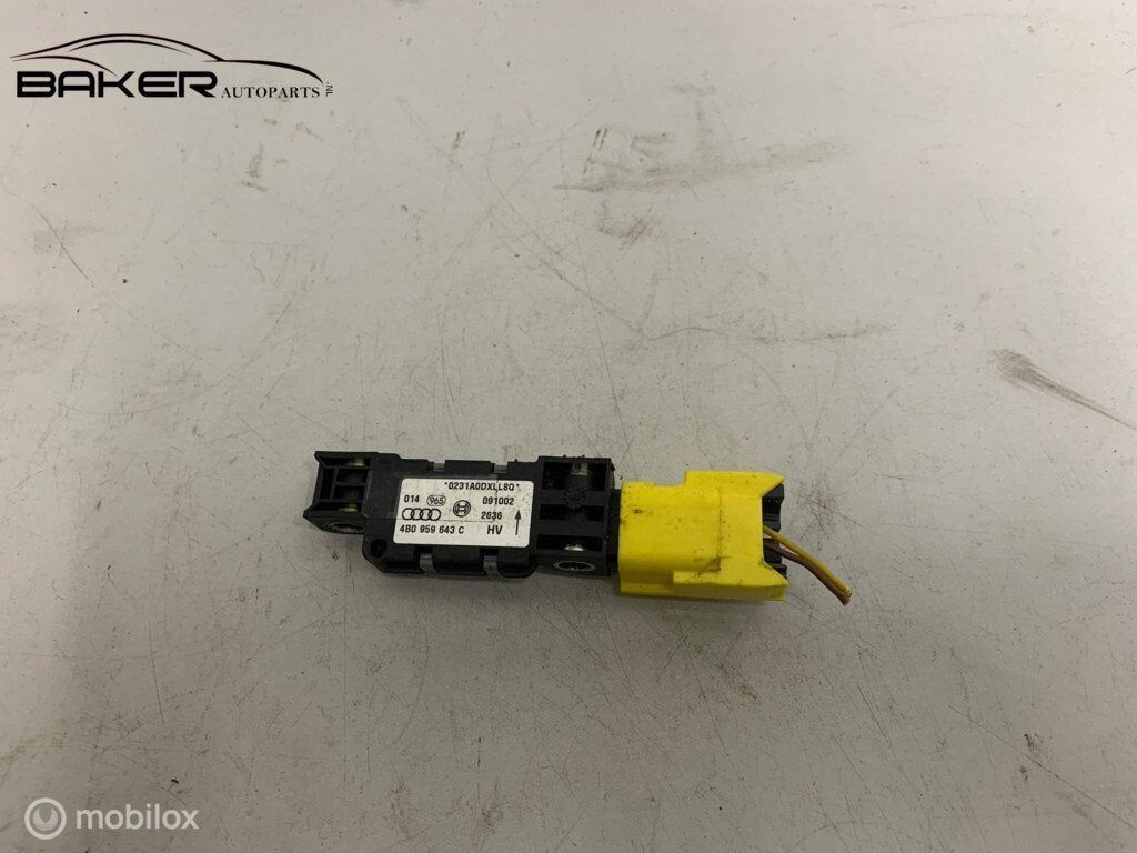 Airbagsensor Porsche Cayenne 9PA ('02-'09) 4B0959643C, Auto-onderdelen, Gebruikt, Porsche, Ophalen of Verzenden, Porsche