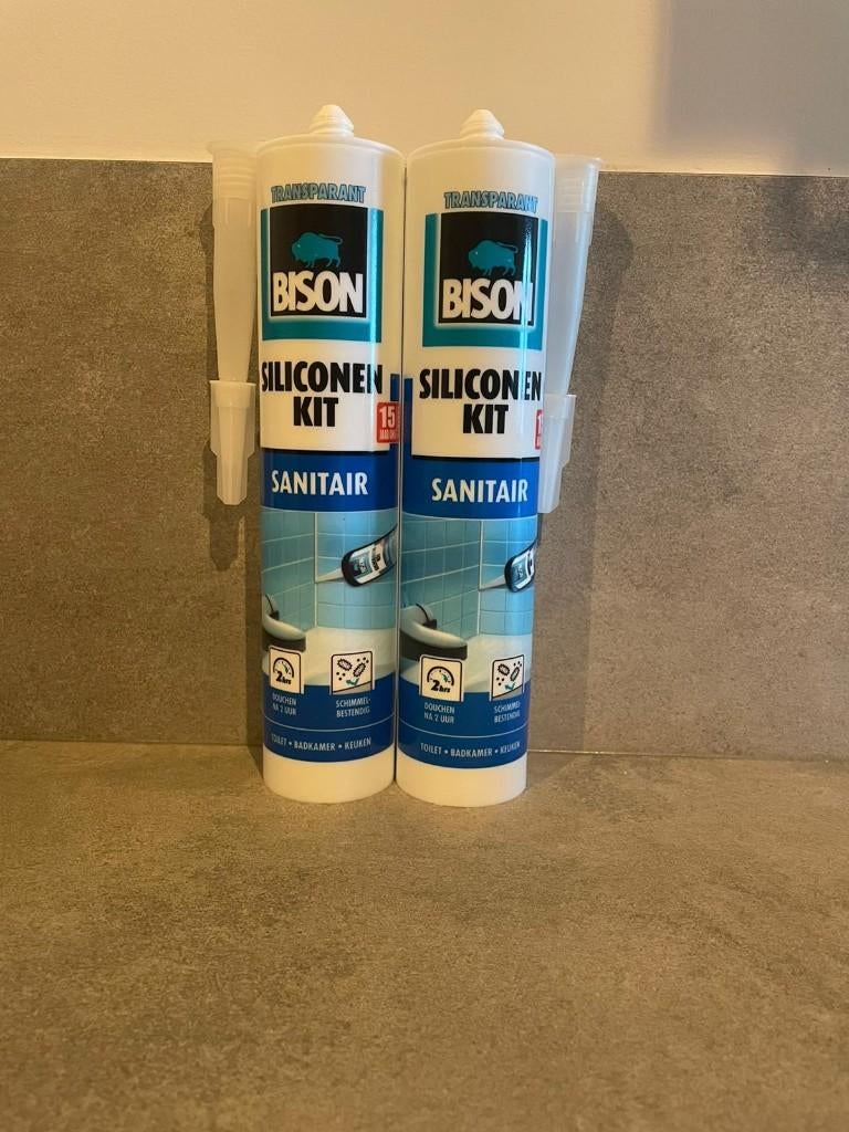 Bison Siliconenkit Sanitair, Ophalen of Verzenden, Overige materialen, Minder dan 4 cm, Minder dan 5 m²
