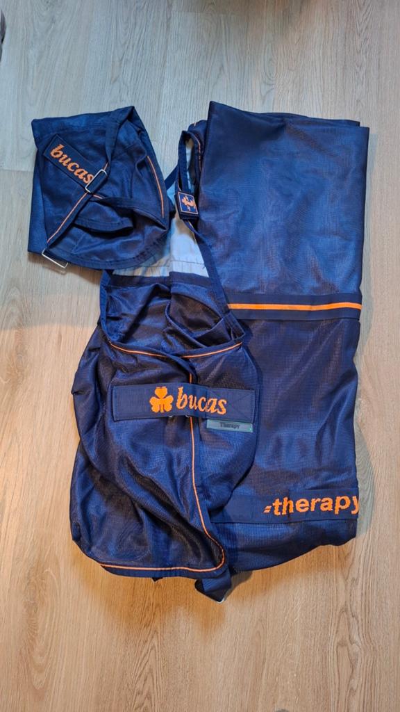 Bucas Therapy Mesh cooler 6'6" met losse hals, Dieren en Toebehoren, Paarden en Pony's | Dekens en Dekjes, Ophalen, Zo goed als nieuw