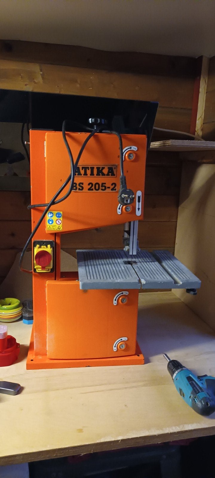 Goed werkende lintzaag - Atika BS 205-2, Ophalen, Gebruikt, Lintzaag, Atika