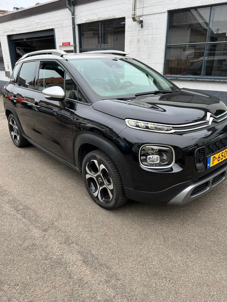 Citroën C3 Aircross 1.2 Puretech 110pk S&S Eat6 2019 Zwart, Automatische klimaatregeling, 840 kg, Zwart, Leder