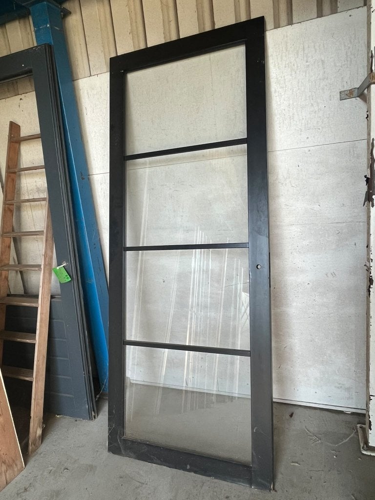 Taatsdeur glazendeur ( 638 ), Ophalen, Gebruikt, 80 tot 100 cm, 215 cm of meer