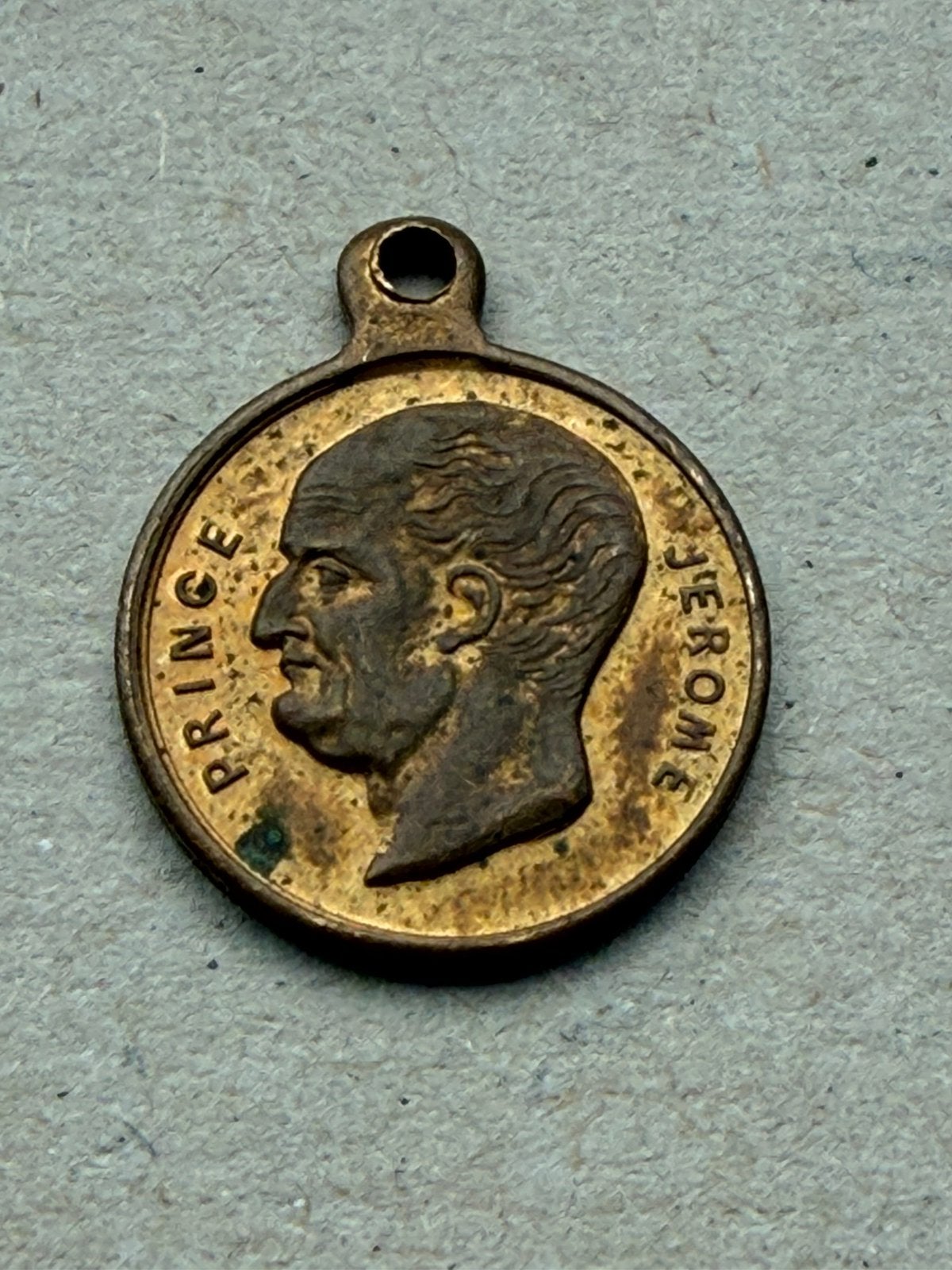 Frankrijk penning 1860 overlijden prince Jerome, Ophalen of Verzenden, Overige materialen