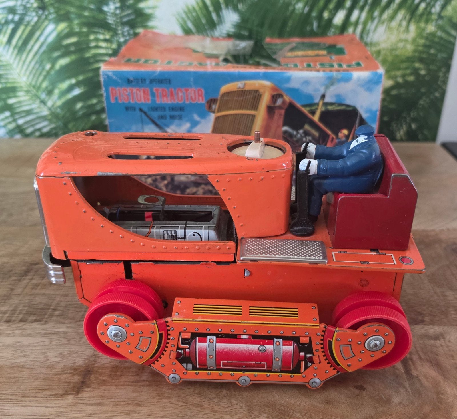 Vintage Piston Tractor T.N. Japan jaren '1950s, Ophalen of Verzenden