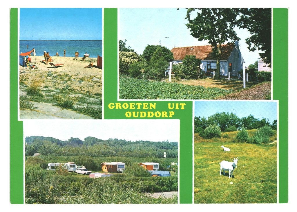 42388 Ouddorp ZH 80+ _Gelopen met mooie zegel Danstheater, Verzamelen, Ansichtkaarten | Nederland, Ophalen of Verzenden, 1980 tot heden