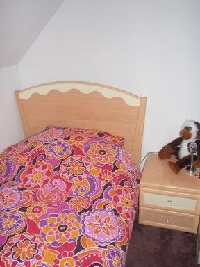 Zeer COMPLETE meisjes tienerslaapkamer, Ophalen, Zo goed als nieuw, Eenpersoons, Ronde vormen-zachte kleuren-gezellig-sfeervol-neutrale basis