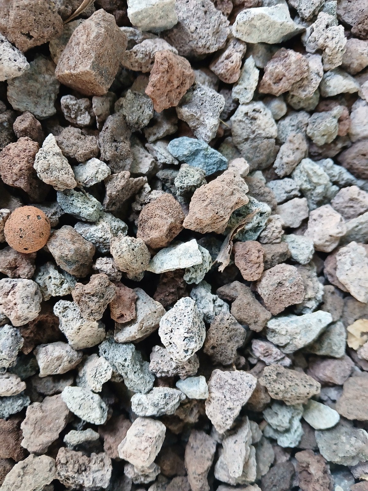 Lava split 8 t/m 16 mm. 1.000Kg  1m3, Ophalen, Bruin, Nieuw, Split