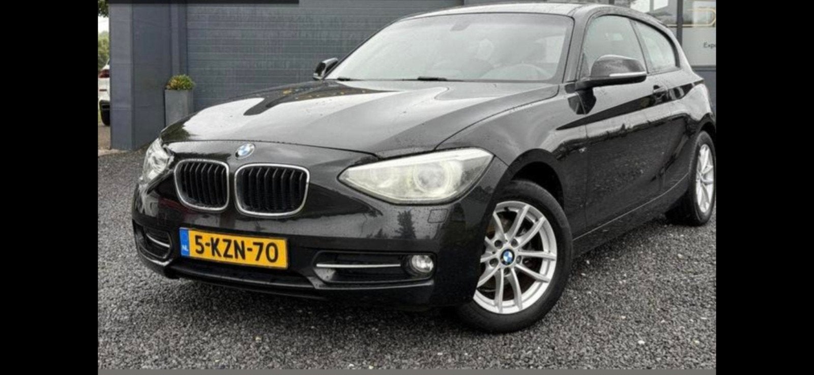 BMW 1-Serie 114I 75KW 3-DR 2013 Zwart, Auto's, BMW, Particulier, 1-Serie, ABS, Adaptive Cruise Control, Airbags, Airconditioning