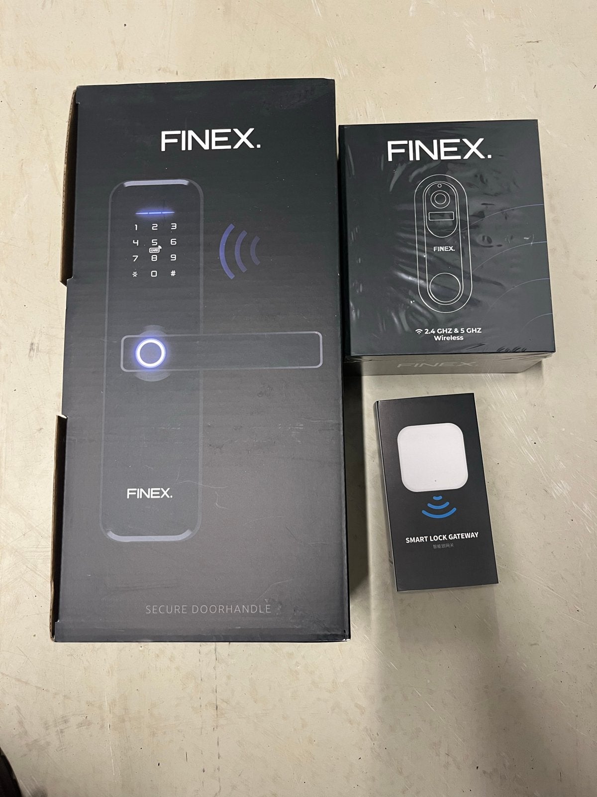 FINEX Smart Deurklink met Gateway - Nieuw in Doos, Ophalen of Verzenden, Nieuw, Overige materialen, Slot