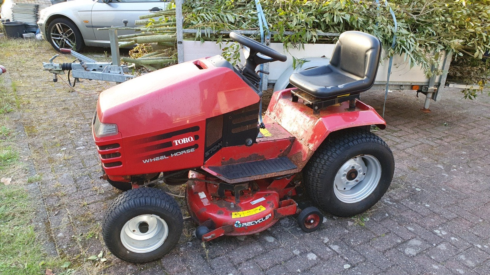 Toro wheelhorse 270 H zitmaaier 20 pk, Ophalen, Gebruikt, Toro, Elektrische starter