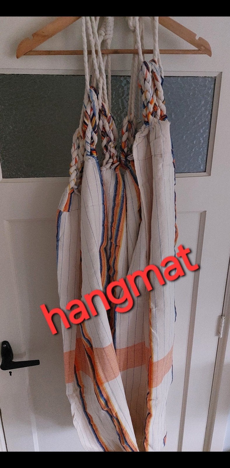 Nieuwe comfortabele hangmat 1.95x1.05, Opvouwbaar, Nieuw, Ophalen of Verzenden, Eenpersoons
