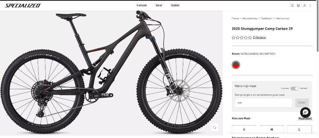 SPECIALIZED StumpJumper FSR MEN COMP CARBON 29 12 SPD, Fietsen en Brommers, Fietsen | Mountainbikes en ATB, Zo goed als nieuw