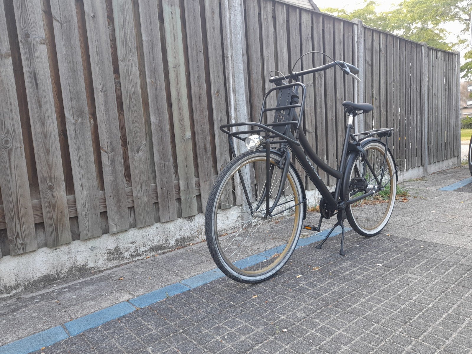 Gazelle HeavyDutyNL matzwart, 3 versnellingen, nette staat, Fietsen en Brommers, Fietsen | Dames | Damesfietsen, Ophalen, Terugtraprem